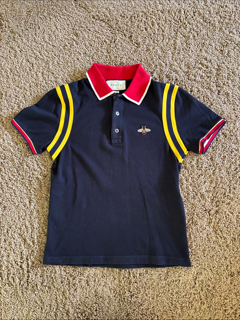 Gucci Bee Short Sleeve Polo